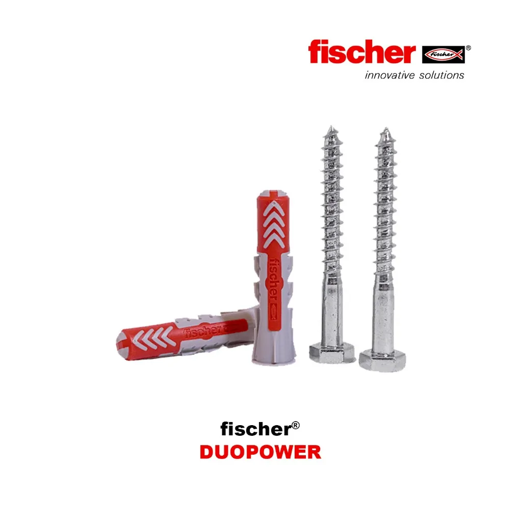 Fischer expansion anchors and nylon plugs for solid substrates