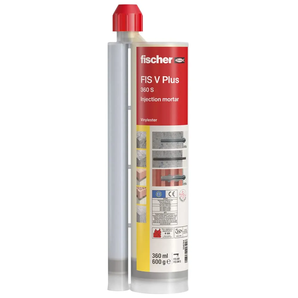 Fischer steel threaded rods and connection hardware